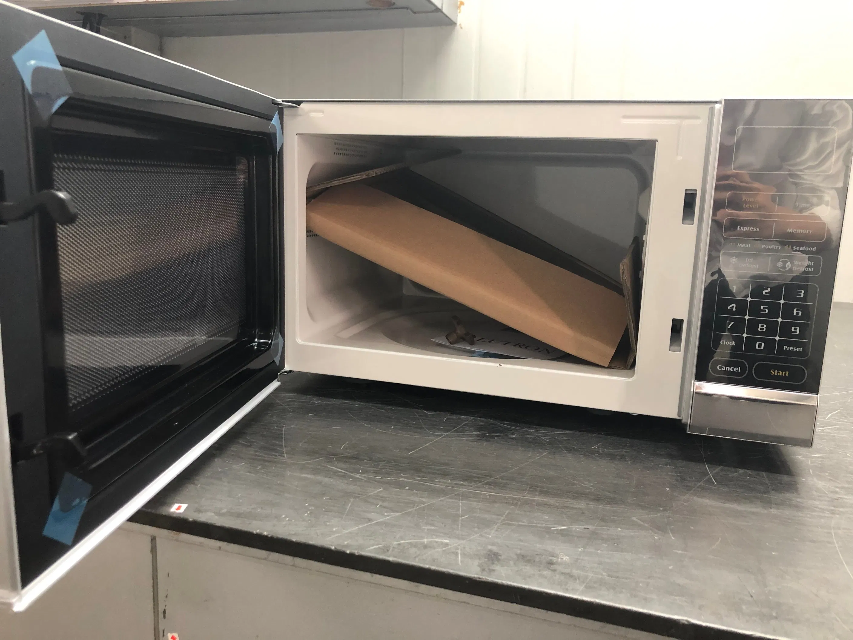 Smeta 110V 20L 700W Black Glass Turntable Digital Control Microwave Oven