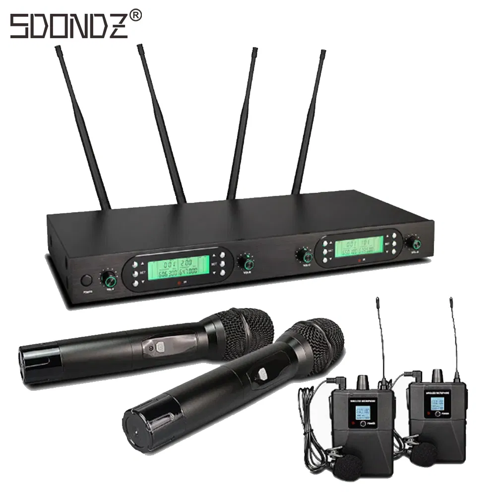 Высокочастотный беспроводной микрофон-петличка UHF