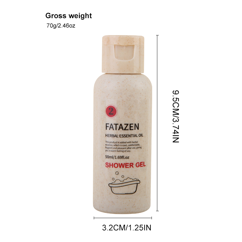 Natural Fragrance Fuxing Deep Cleansing Nourishing Whitening Organic Wheat Body Shower Gel