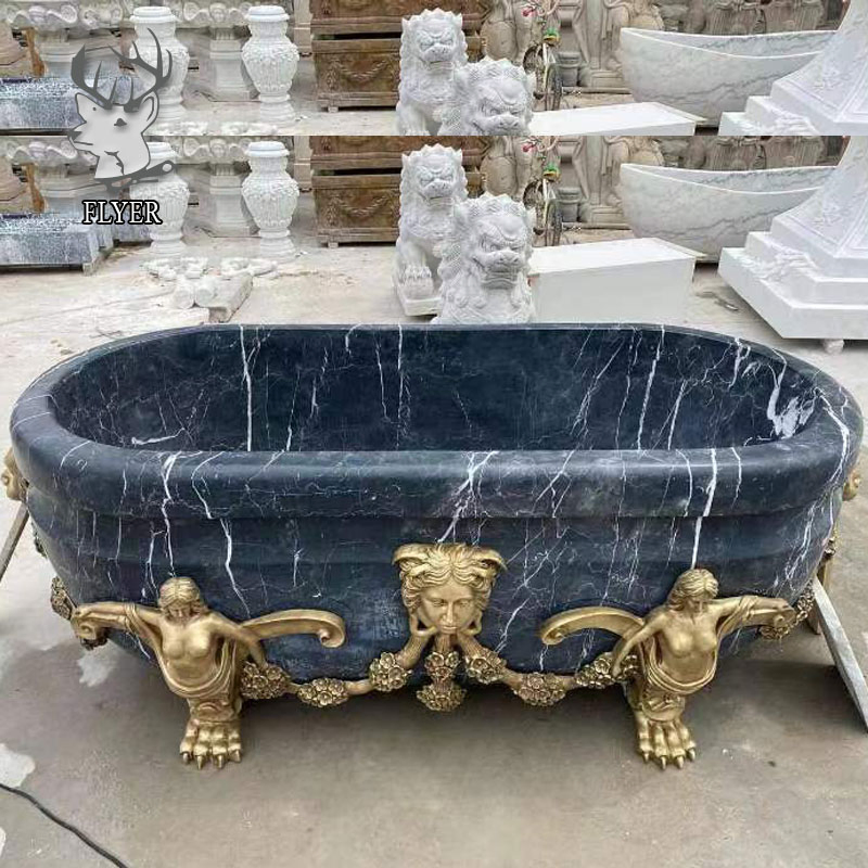 Каменная ванна для сада из натурального булыжника