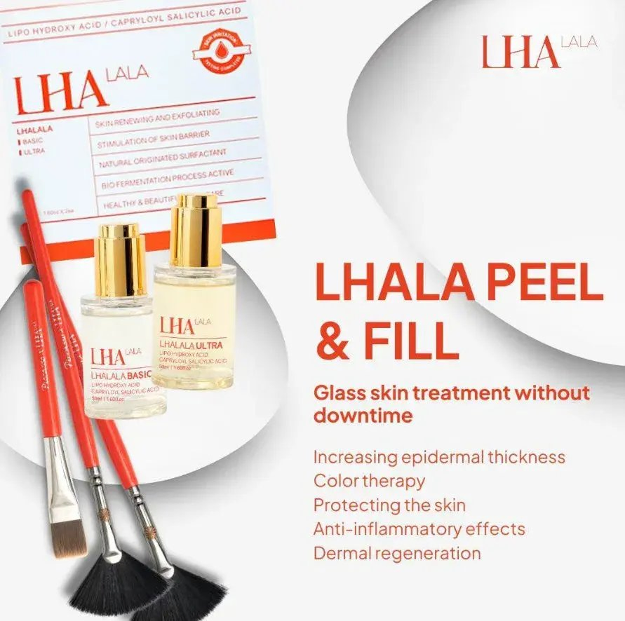 Lha Lala Peel Treatment Skin Elasticity Acne Chemical Peel Marks Chemical Peel Clinical Skin Carelhalala. Exfoliation, Biological Rejuvenation, Whitening and Br