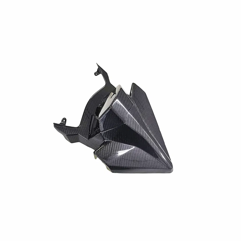 Хвостовая центральная панель обтекателя Kawasaki H2 2021 из карбона