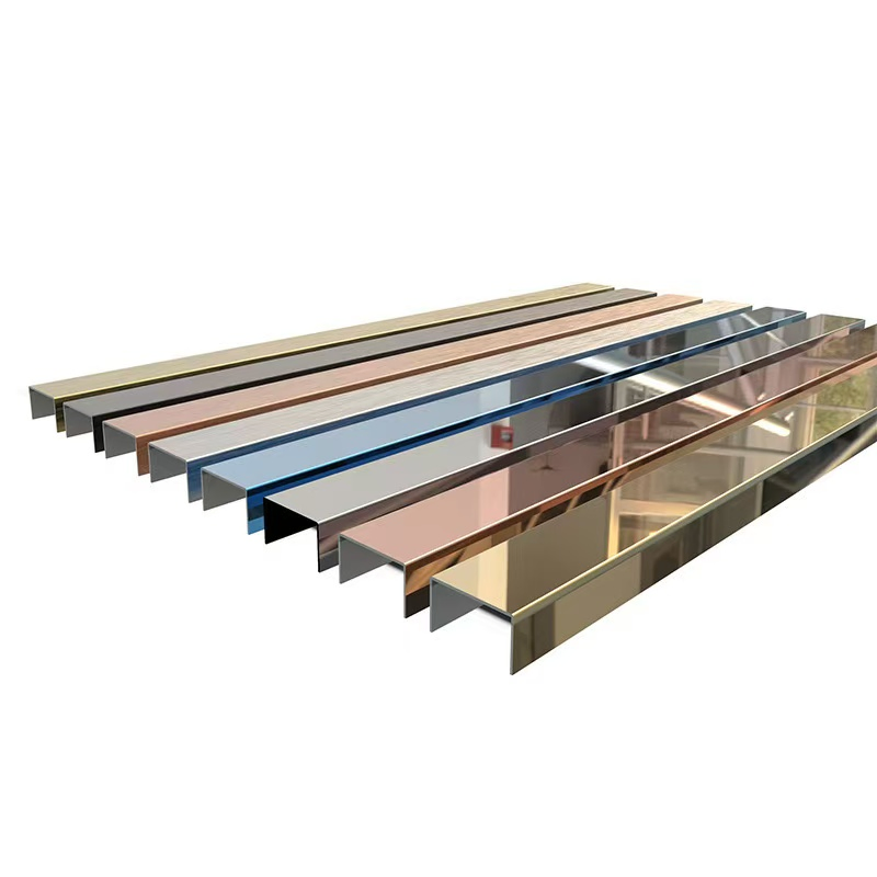 12*12*12mm Wall Corner Protectionstainless Steel U-Shaped Tile Strip Trim