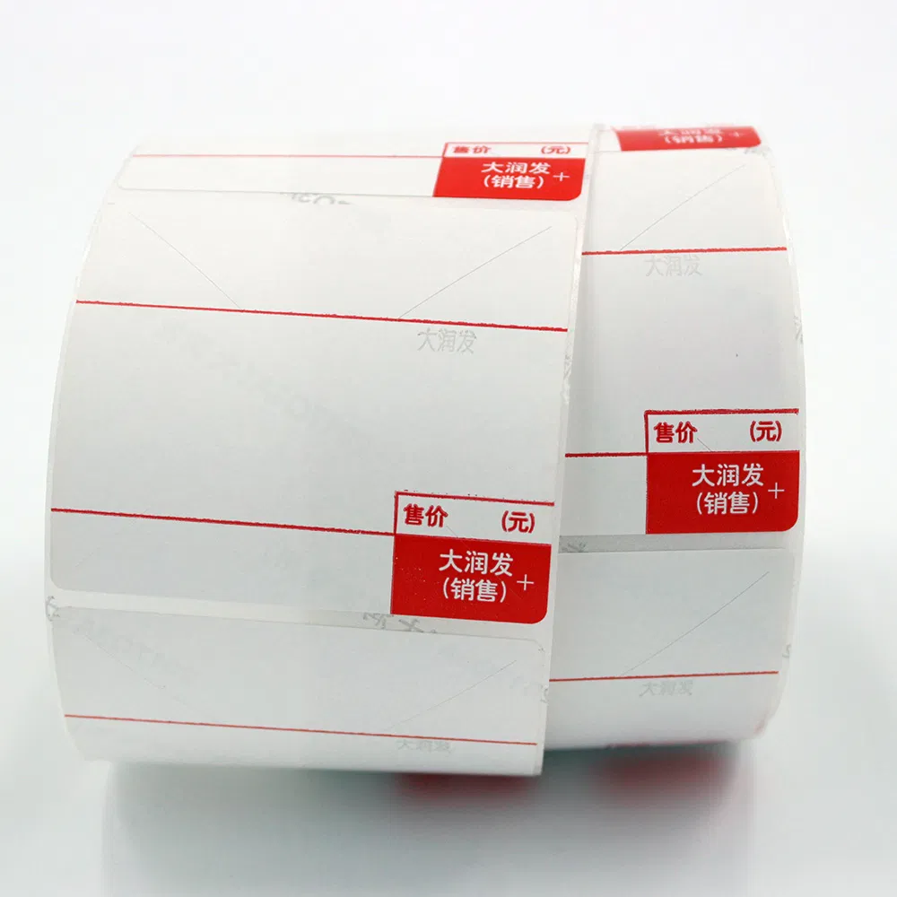 SGS Direct Thermal Label, White Blank Barcode Label Sticker
