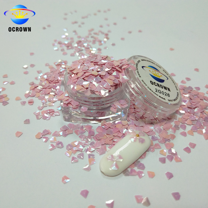 3D Diamond Shape Holographic Glitter/Bulk Glitter Decoration for Christmas
