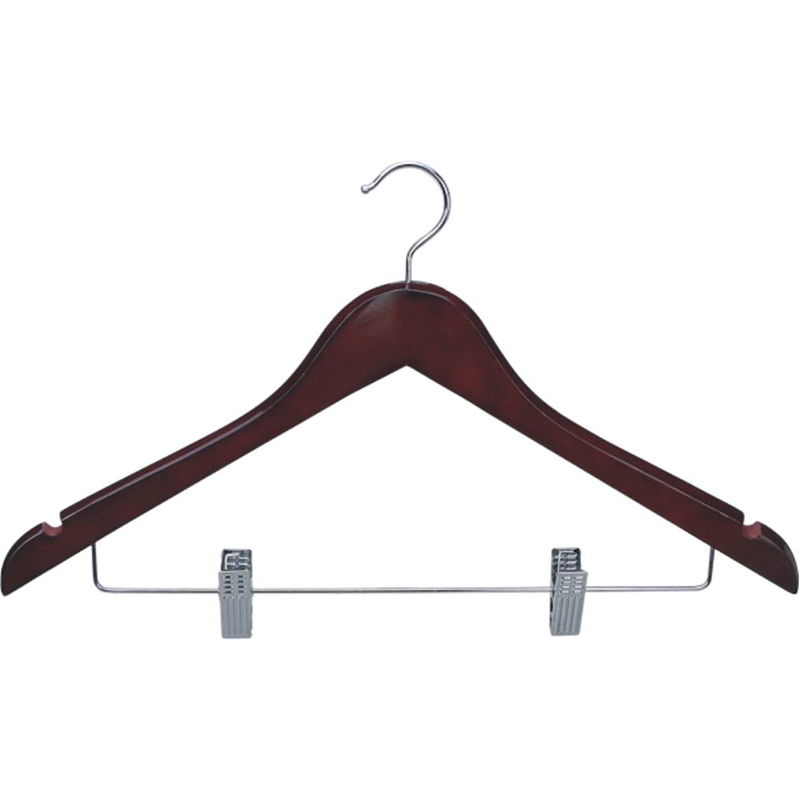Hot Selling Wholesale Hotel Custom Plastic Clothes Hangers with Clips