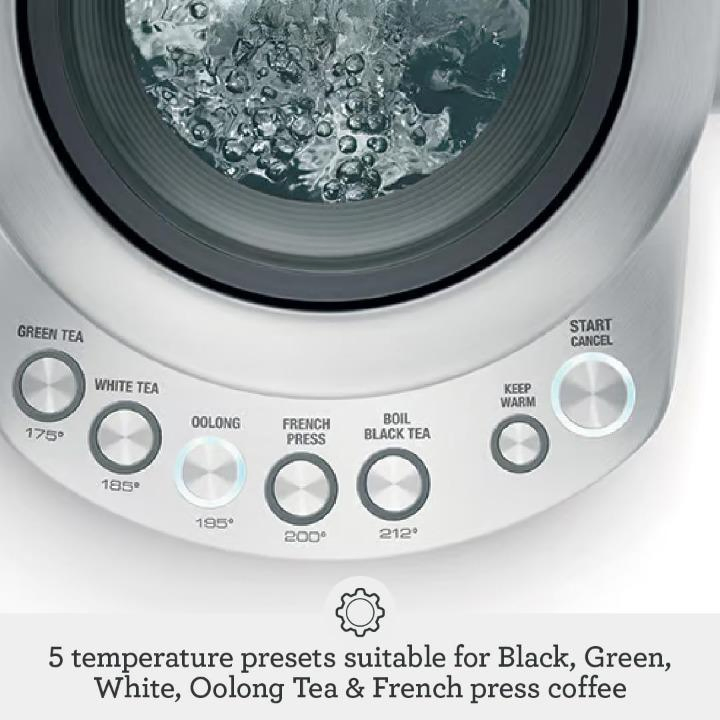 Hot Sale Silver Electric Brushed Stainless Steel Household Office Kitchen Kettle