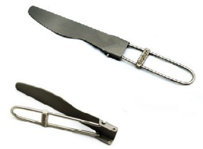 Cheap Eco-Friendly Titanium Flatware Set 3 PCS