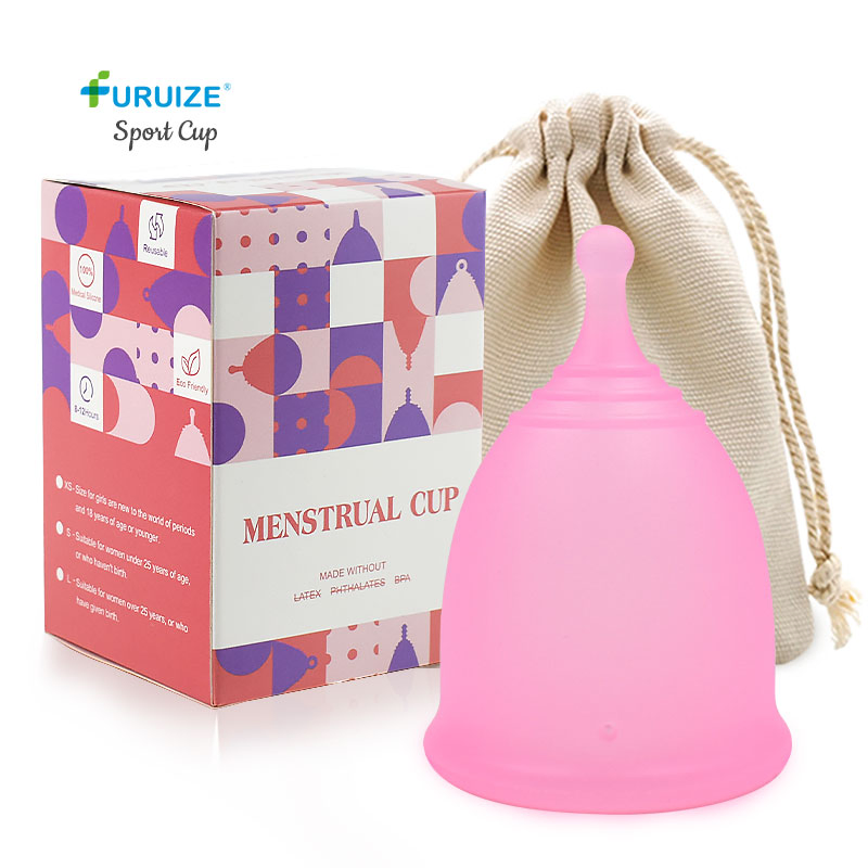 Free Sample Medical Grade Silicone Menstrual Cups "Ring" Manufacturer Period Cup Eco Friendly Menstrual Cup