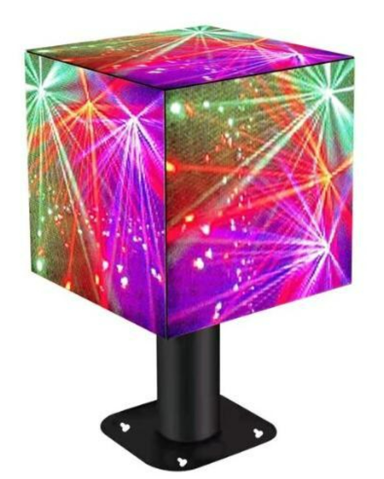 P2 P2.5 P3 P4 Customization HD Bar Stage Indoor Large Screen Cube Full Color LED Display Screen