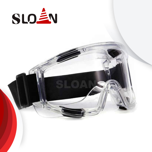 Industrial PC Lens and Flexible Frame Safety Glasses Helmet Construction Safety Goggles