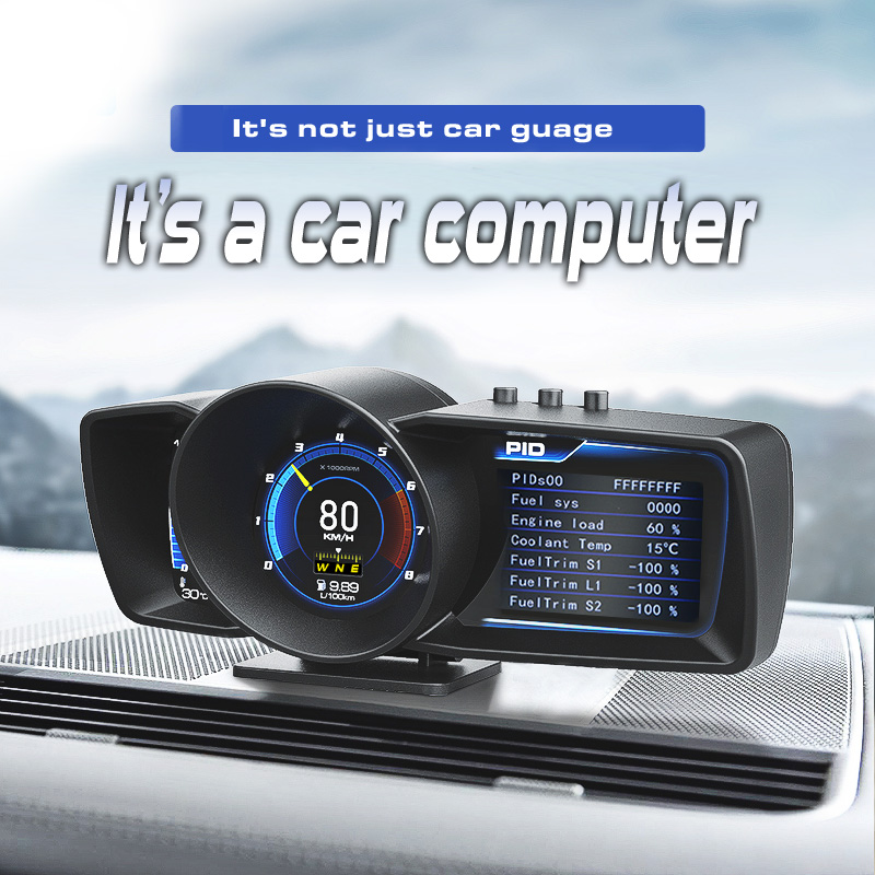 HUD дисплей автомобильный OBD2 с GPS и спидометром