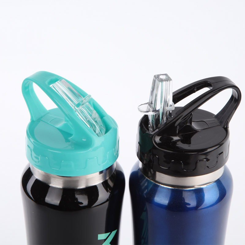 Leakproof Single Walled Water Bottle with Straw Non-Insulated Leakproof Water Bottle