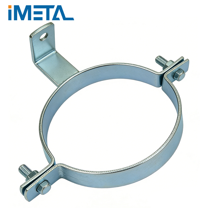 Heavy Duty Metal Galvanized Round Pipe Clamps Fitting Split Ring Pipe Hangers