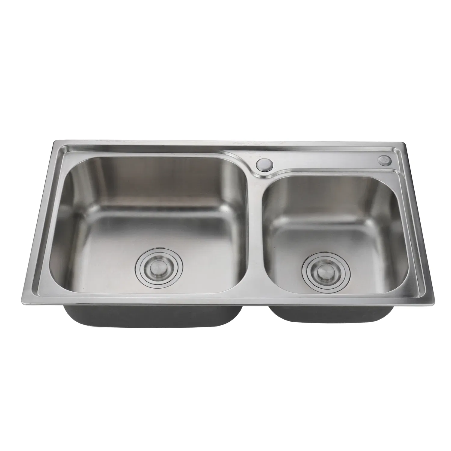 Kitchen Stainless Steel Double Bowl Sink (7241L)