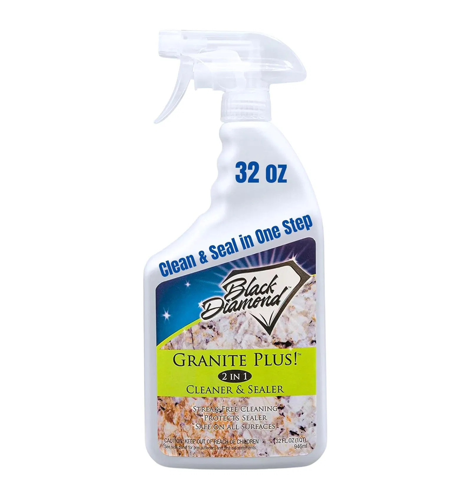 Water Based Stone Care for Granite Marble Travertine Limestone Cleaner & Sealer Spray