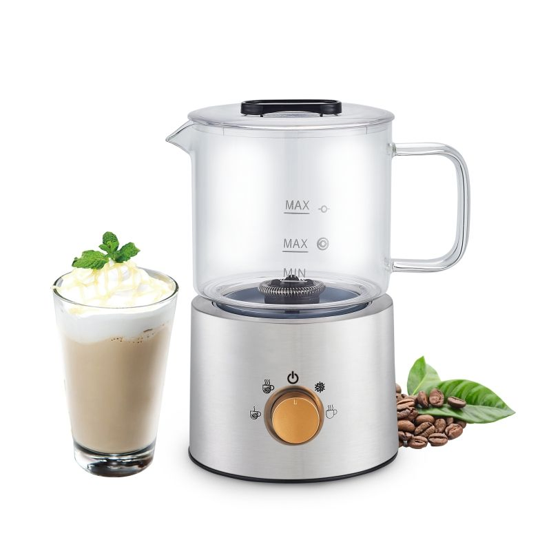 Large Capacity Automatic 4 in 1 Custom Cappuccino Electric Milk Frother and Heater