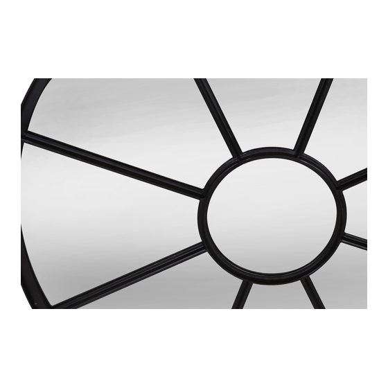 Decorative Accent Round Wall Mirror