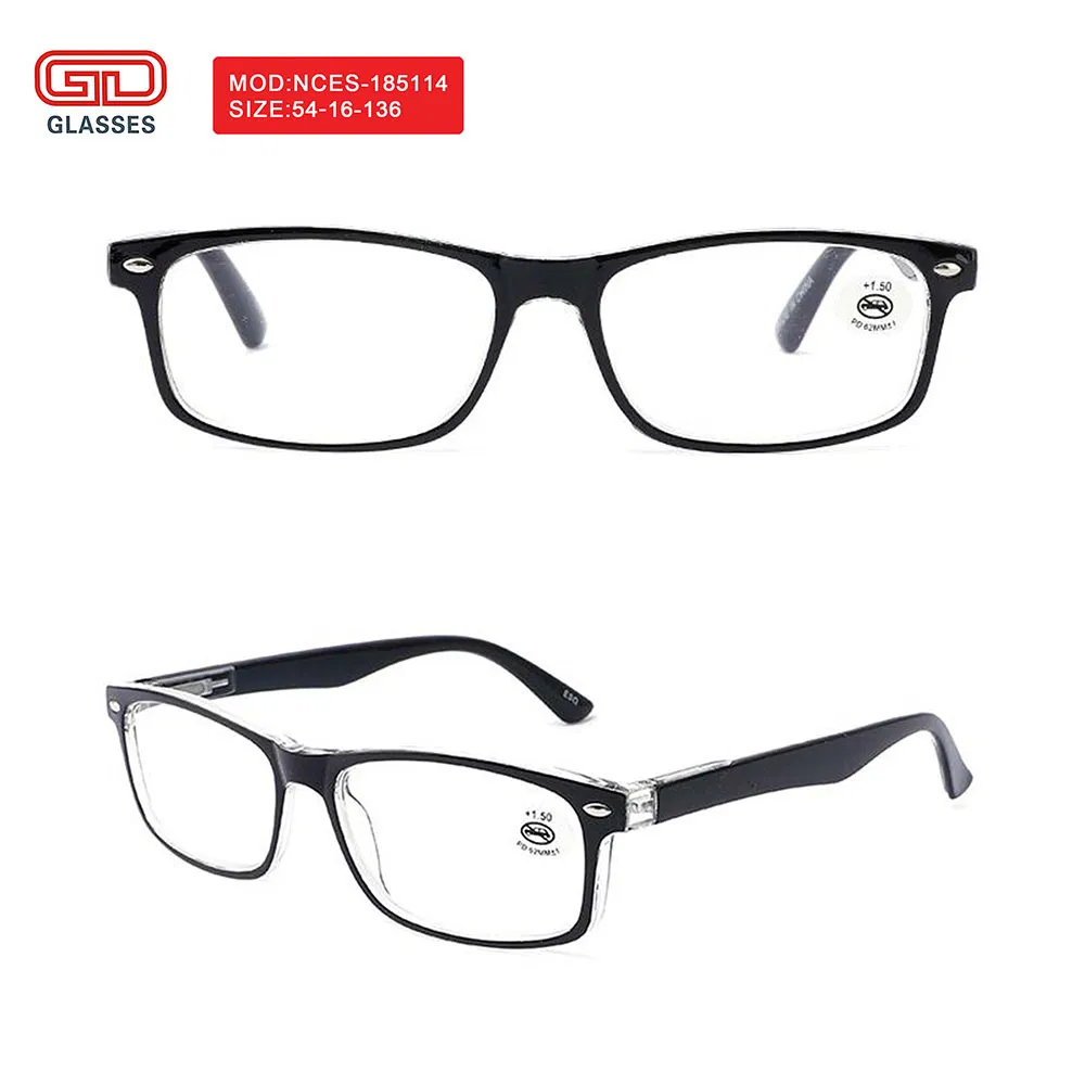 Gd China Eyeglass Frames PC Reading Glasses Plastic Bright Color Design Ladies Cheap Wholesales in Stock Women Anti Blue Light Reading Glasses