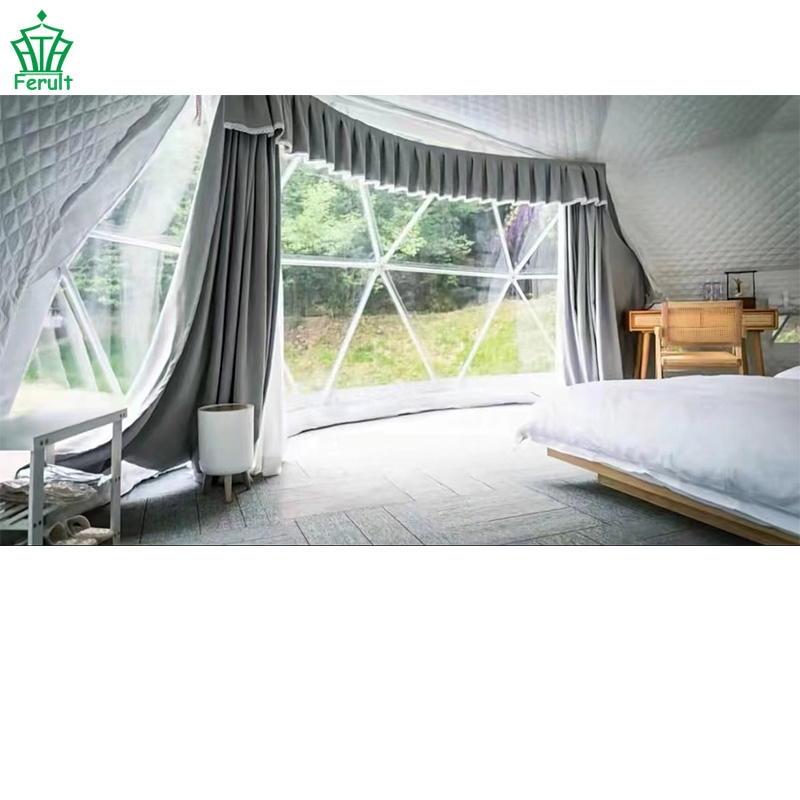 Geodesic Dome Glamping Tent Diffirent Insulation Available