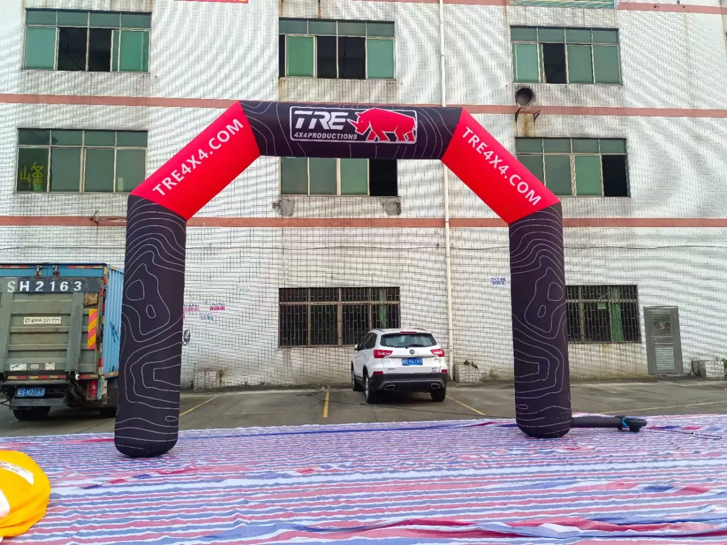 Boyi Custom Arch Inflatable Advertising Mark Start Finish Lines Inflatable Archway