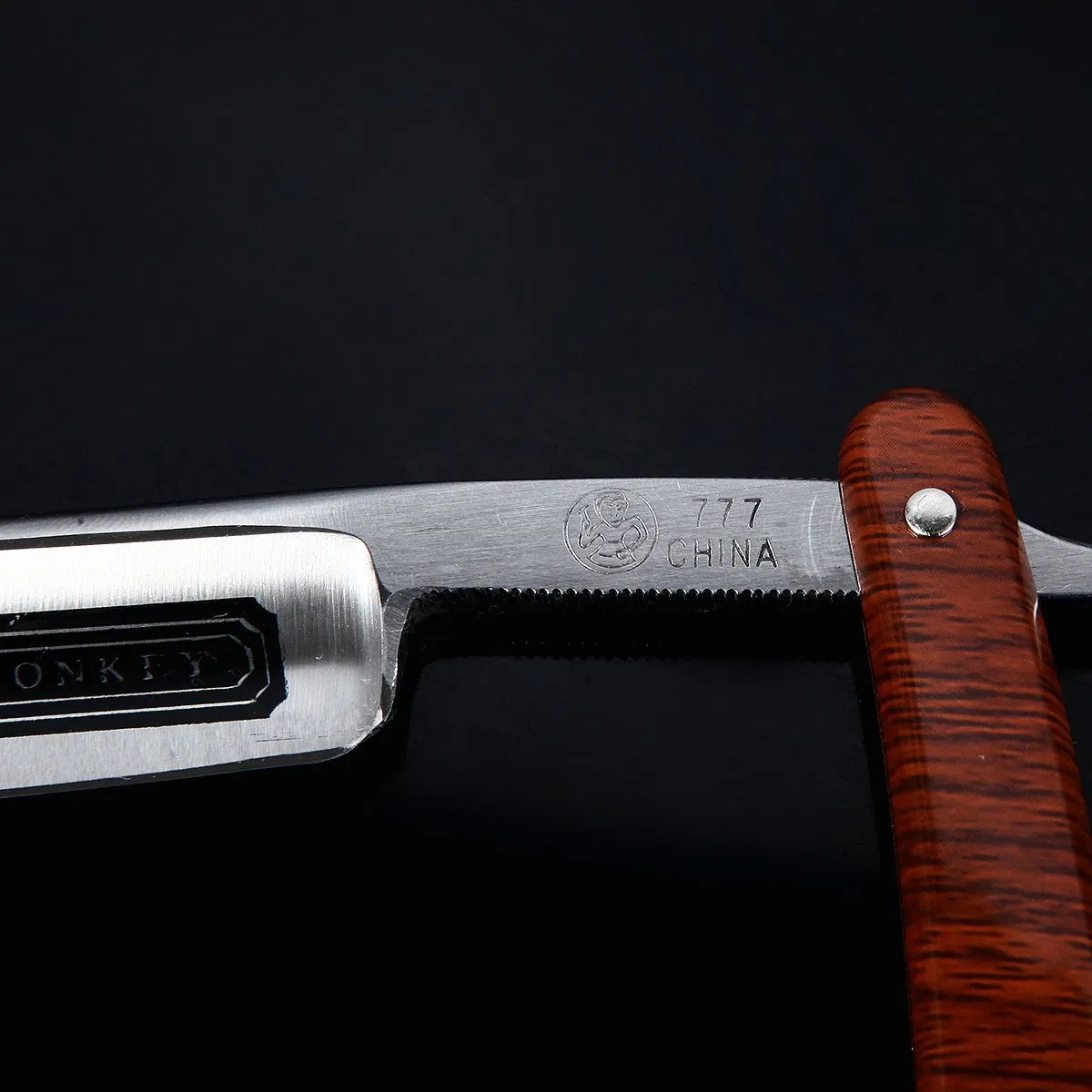 Private Label Stainless Steel Straight Men Barber Shaving Razor