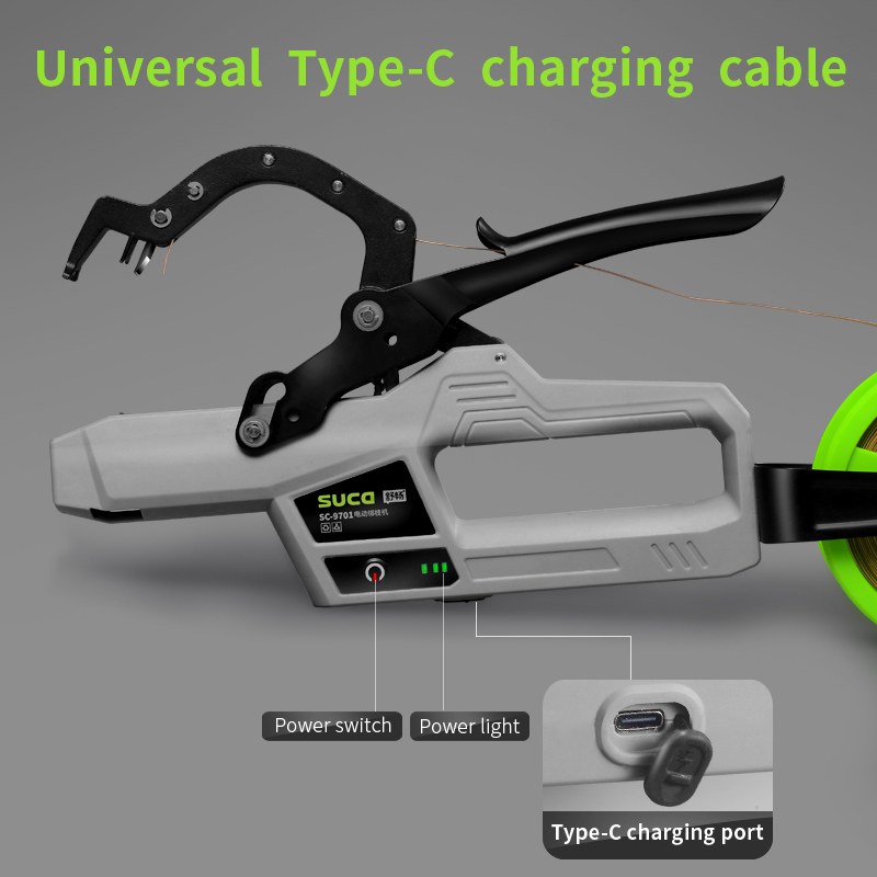 Suca Electric Plant Tying Machine Cordless Tying Machine for Easy Vine Binding