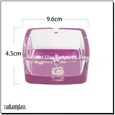 Colorful Glass Smoking Ashtray Shisha Hookah Rolling Paper Smoking Accessories