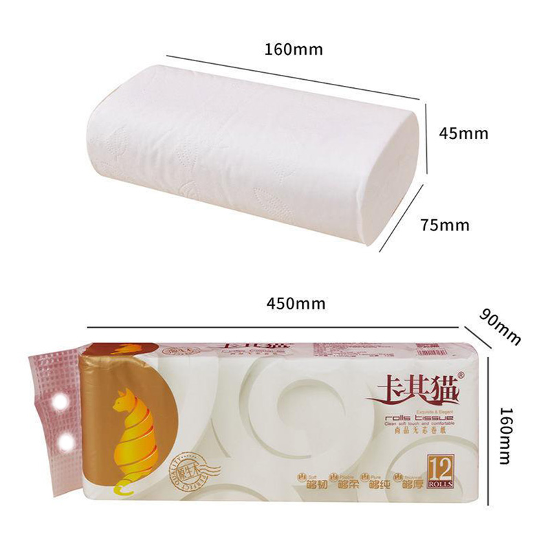 Wholesale Toilet Paper Rolls Coreless Toilet Paper 5ply 12rolls with Customer Logo