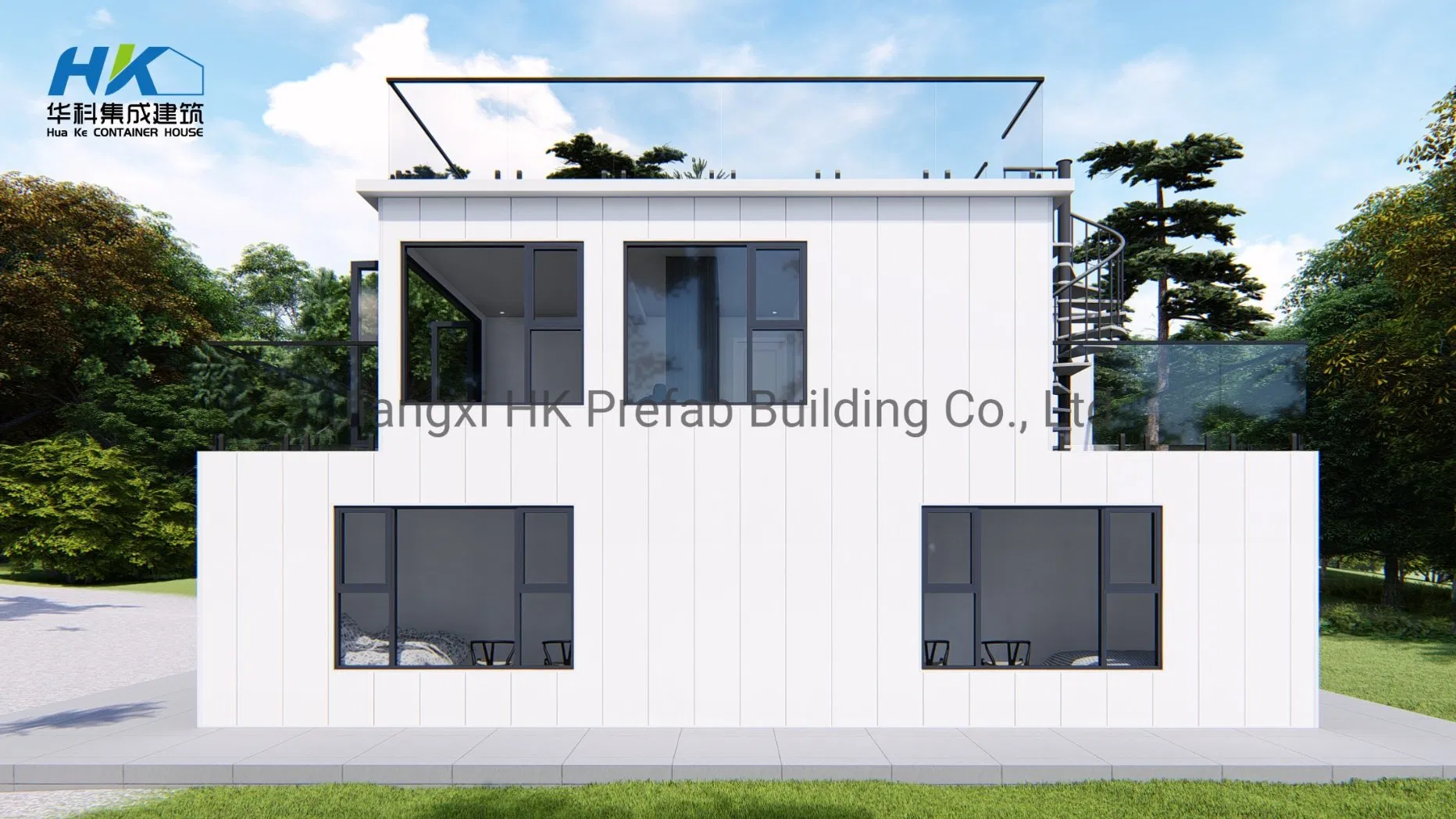 China 40FT Luxury Villa Capsule Steel Frame Building Vessel Living Wooden Modular Casa Prefabricada Container House