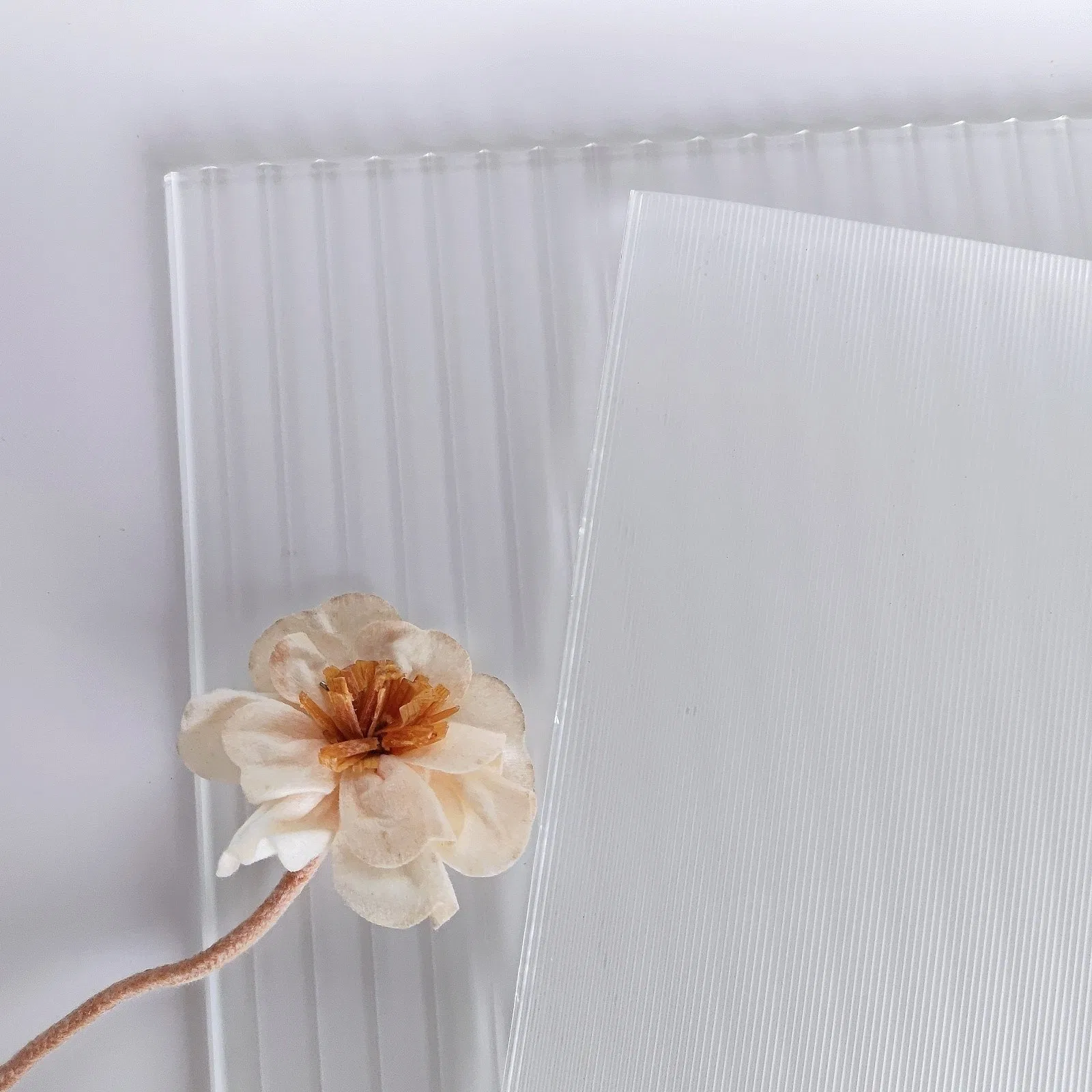 Ultra Clear/Clear Acid Etched Moru Figured Glass/Decorative Glass for Building