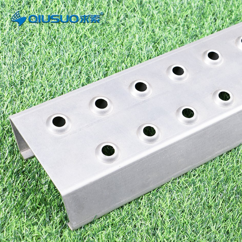 All Types Stainless Steel Perforated Metal Safety Grating / Diamond Grip Strut O Grip Aluminum Safety Grating Plank/ Anti-Slip Steel Perforated Safety Grating