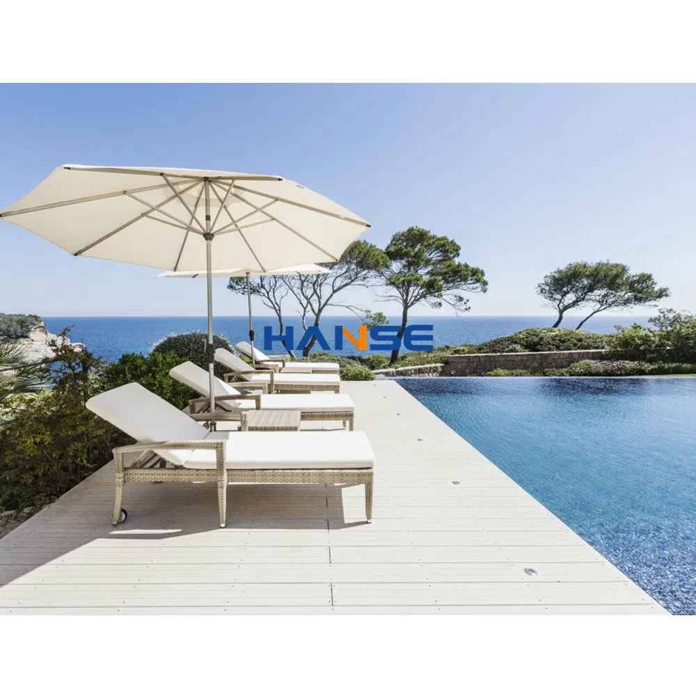 High Grade WPC Co-Extrusion Decking Wood Plastic Composite Deep Embossed WPC Decking Outdoor WPC Deck Board