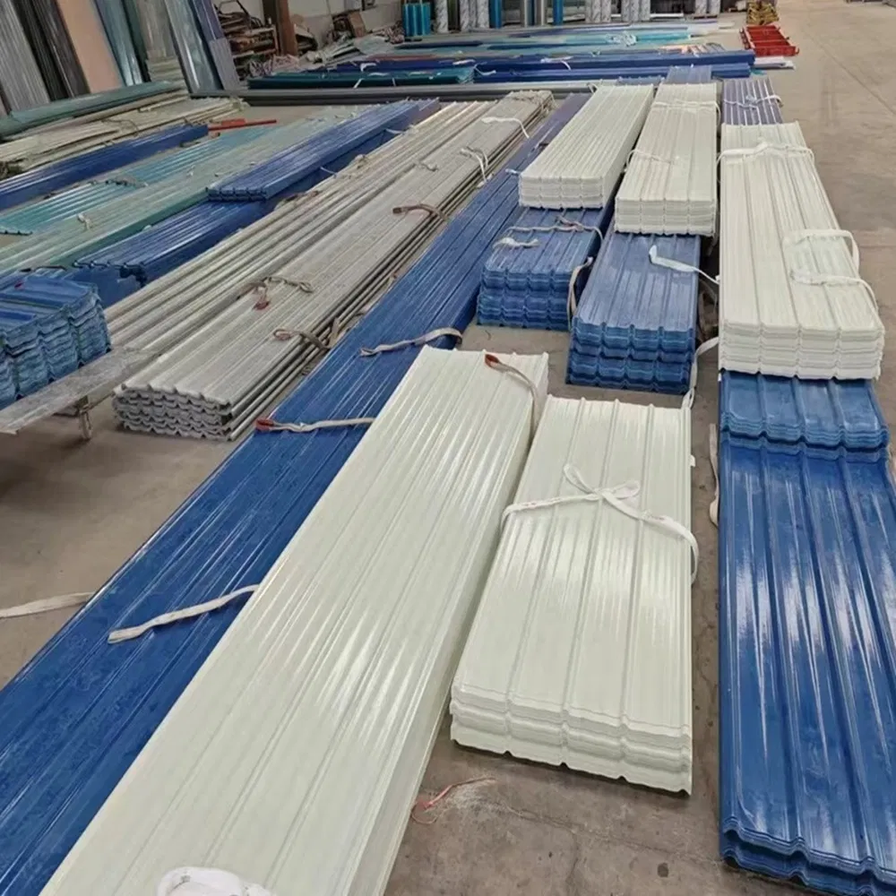 2.0mm Thickness Corrugated Roofing Sheet Fiber Sheet Glass Fiber Sheet FRP Opaque Sheet