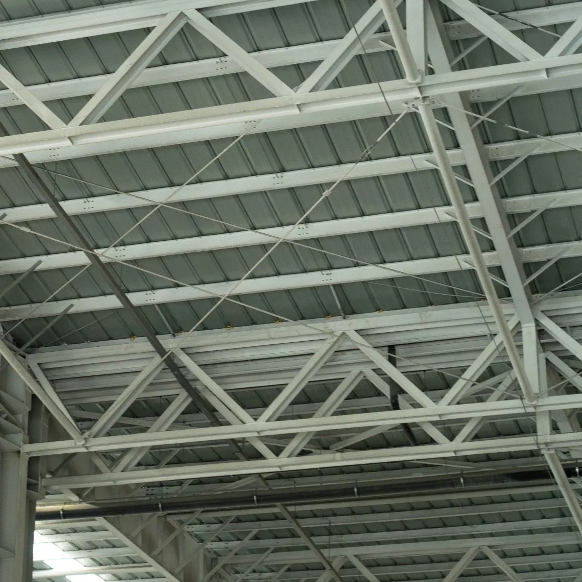 Prefabricated Metal High-Quality Membrane Customized Truss Display Building Welded Steel Structure