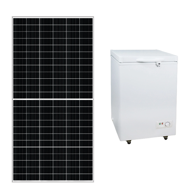 Beach Bar Ice Cream Low-Consumption Solar Chest Inverter Freezer