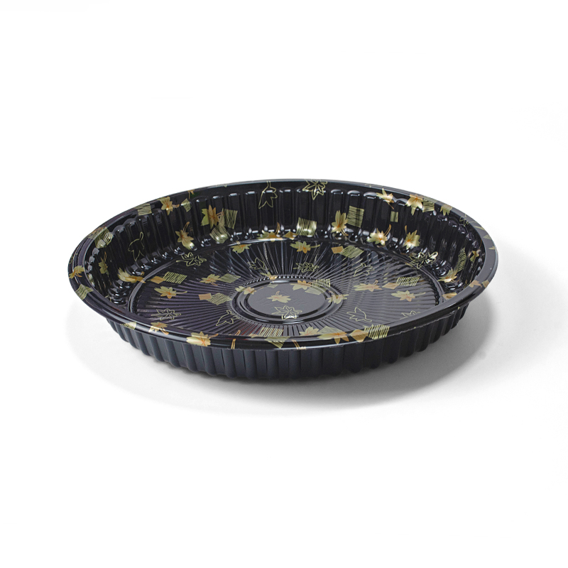 High Quality Round Fruit Sea Food Sushi Packaging Tray for Catering Party