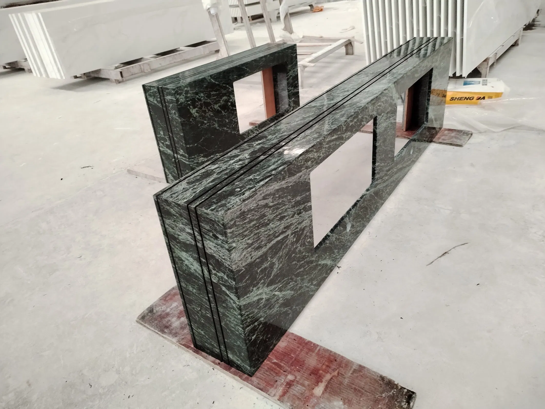 Customized Natural Marble Island Washbasin Coffee Table Furniture, Background Wall Diverse Colors Hot Sales Building Materials