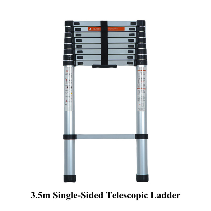 Enhanced Stability Heavy-Duty Telescopic Ladder with Handrail Ladder