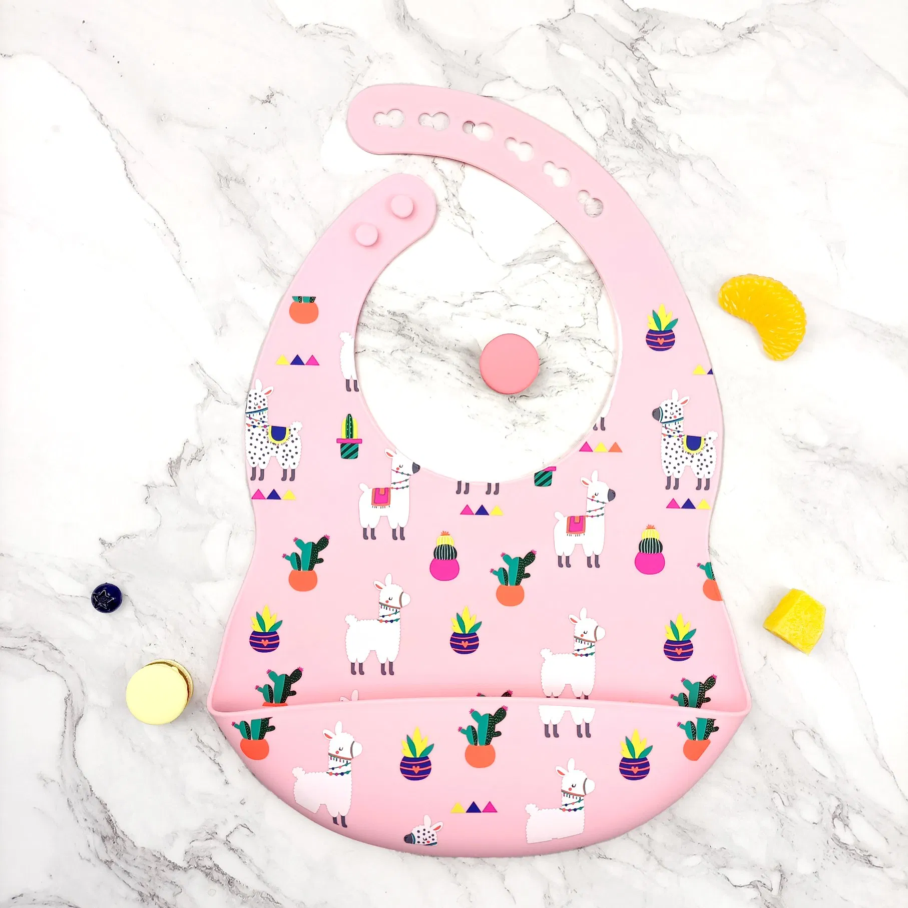 Personalized Design Custom Logo Silicone Baby Bibs for Feeding Baby Products