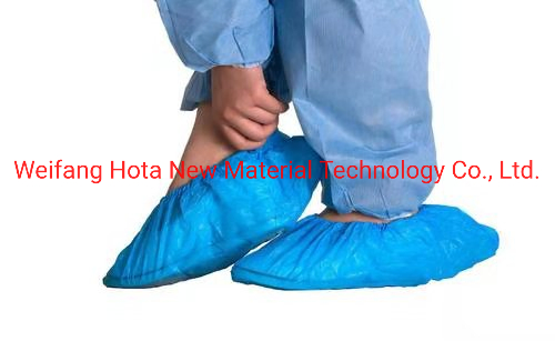 Disposable Waterproof Shoe Covers Anti-Slip CPE Overshoes