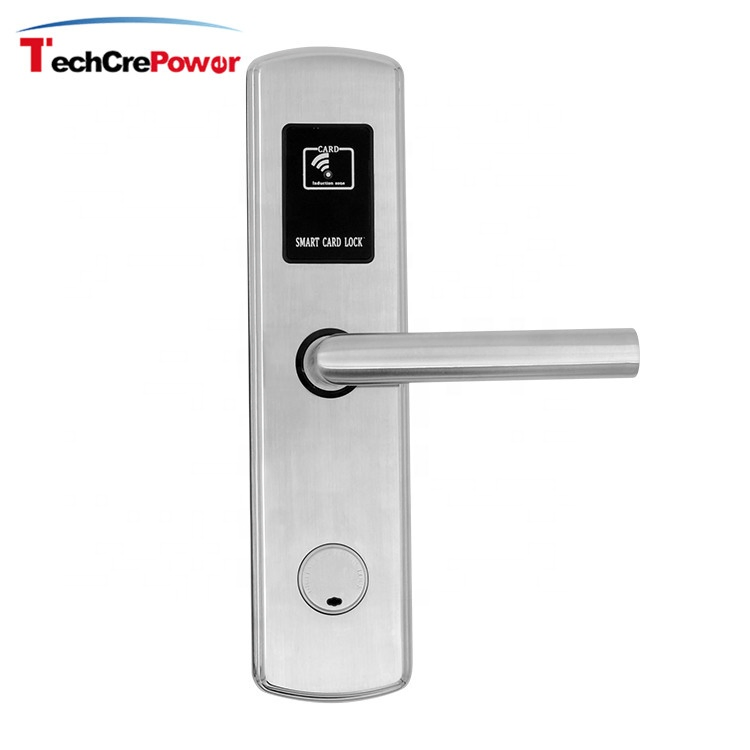 E601 Electronic Smart RF Card Swipe Door Lock System Stainless Steel Hotel Room Lock