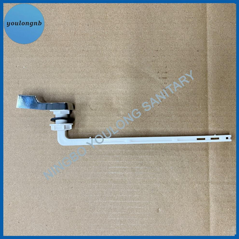 Plastic Chrome Finish Handle Toilet Tank Flush Lever