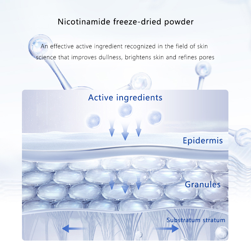 Yizhen Rehydrating Glow Booster Serum with Nicotinamide Freeze-Dried Powder