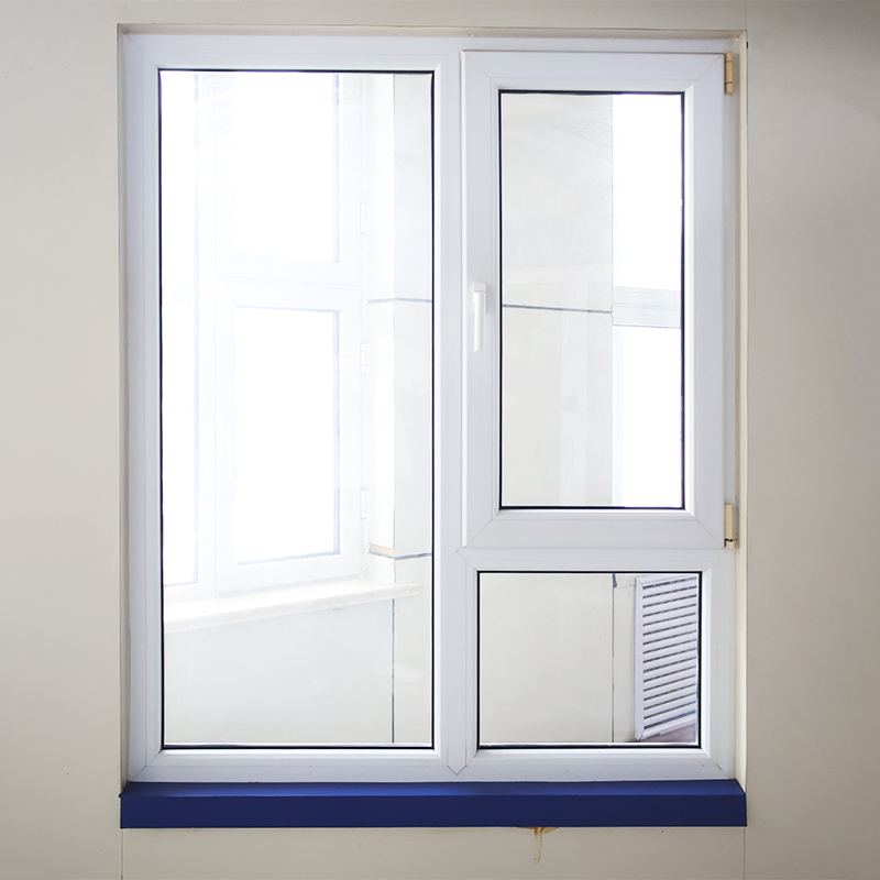 Double Glazed Soundproof Air Tightness Aluminium Casement Window Profile