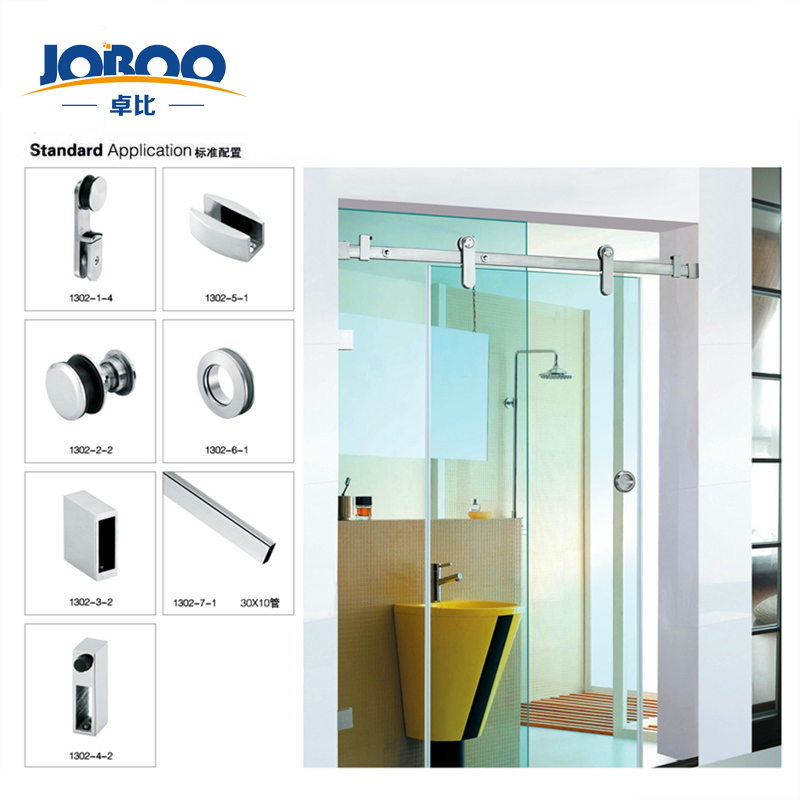 Frameless Tempered Glass Shower Enclosure Hardware Set