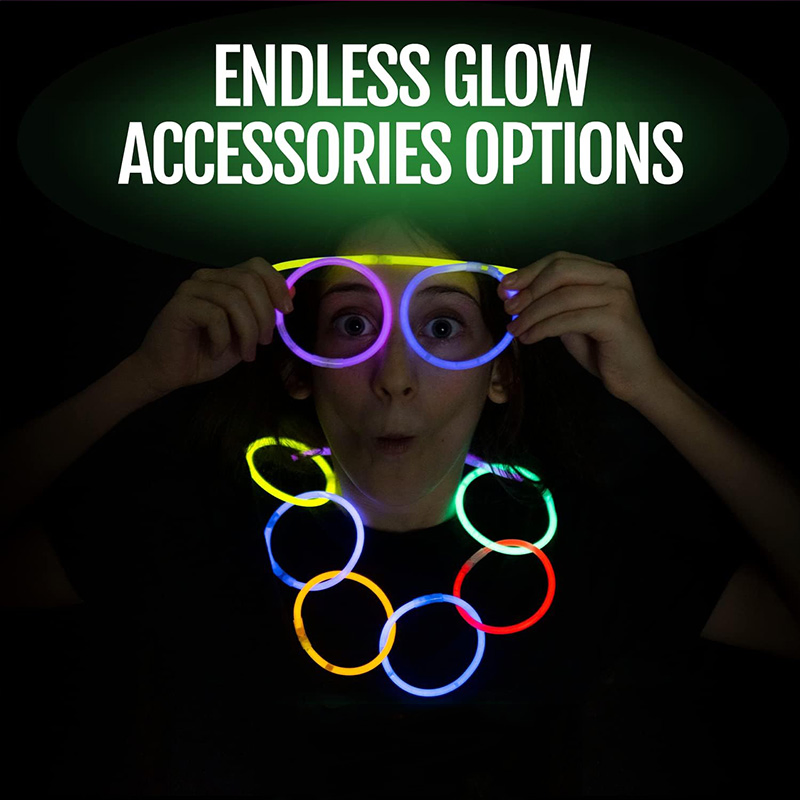 100PCS Glow Sticks Bulk Party Halloween Glow in Dark Favors OEM