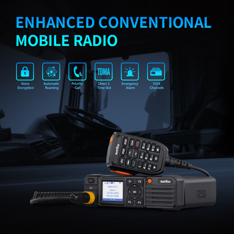 Мобильная радиостанция Belfone TM8500 50W с GPS и Bluetooth
