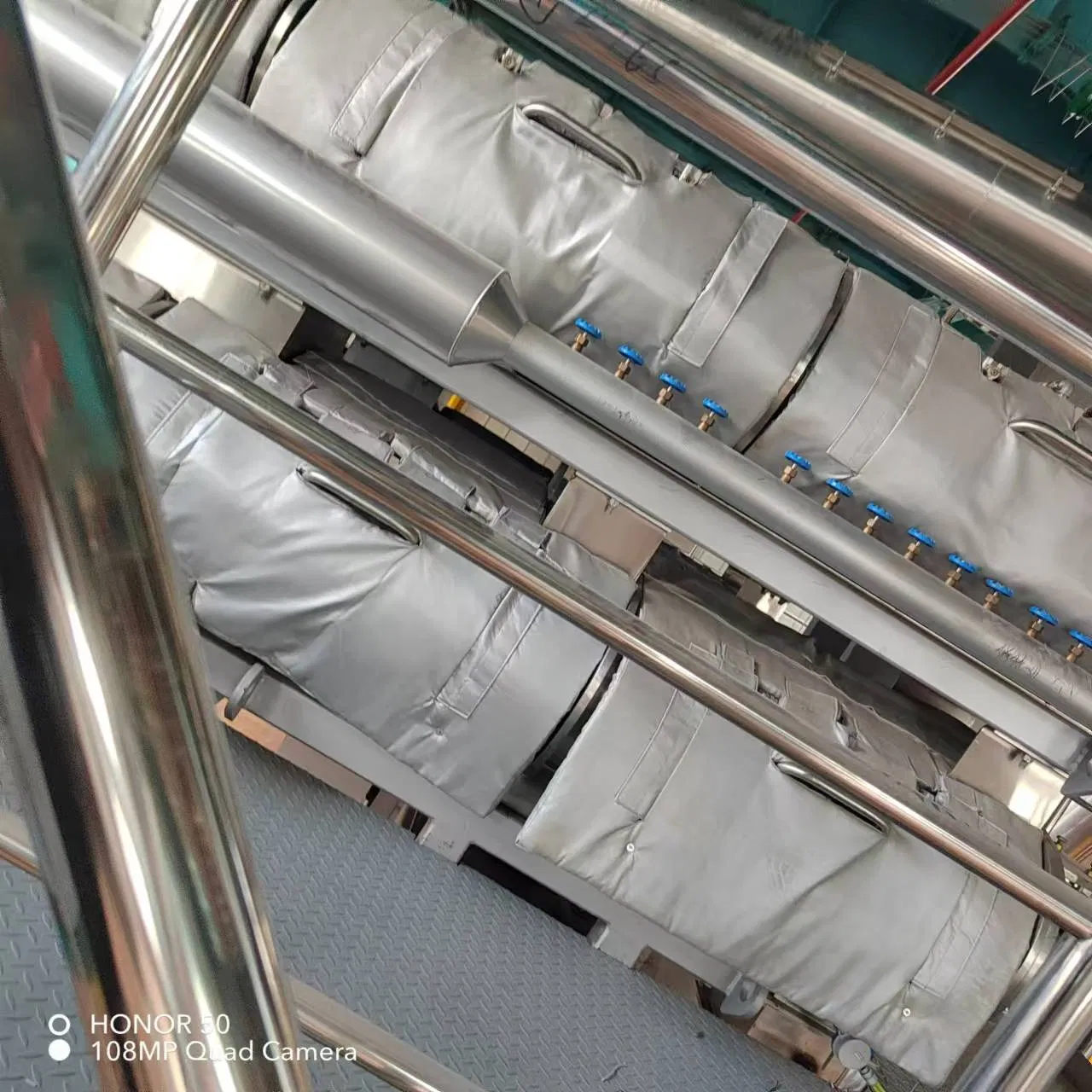 Pipe Equipment Silicone Coating Fabric Stripping Thermal Insulation Cover