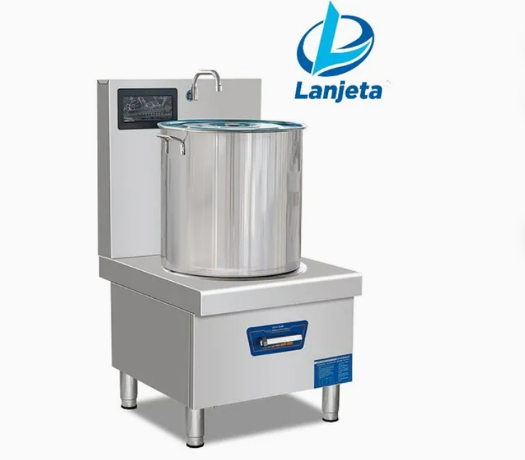 Industrial Single-Head Kitchen Stainless Steel Electromagnetic Low-Sodium Cooking Stove